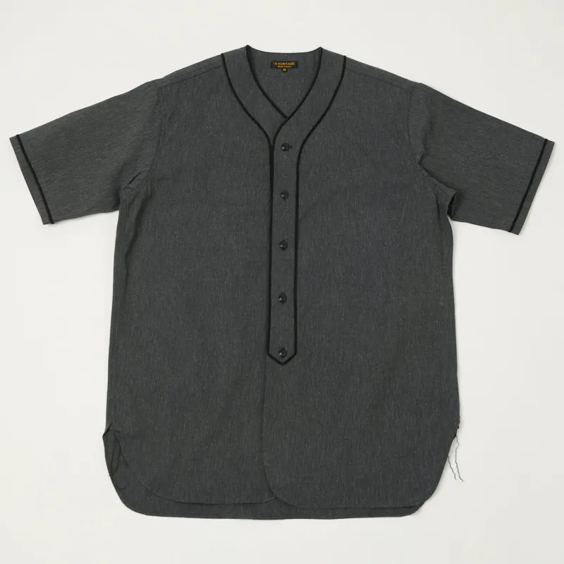 A Vontade Baseball Shirt - Black sold by Son of a Stag