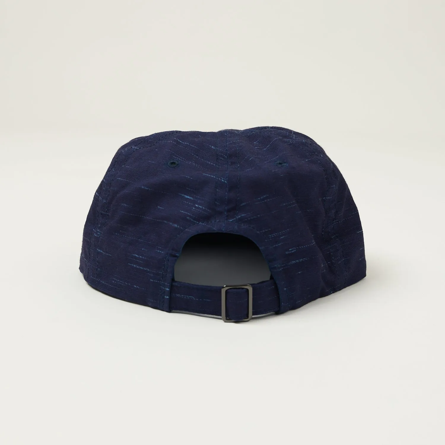 Sublime Long Brim 6 Panel Cap - Indigo Sazanami sold by Son of a Stag product image thumbnail 3