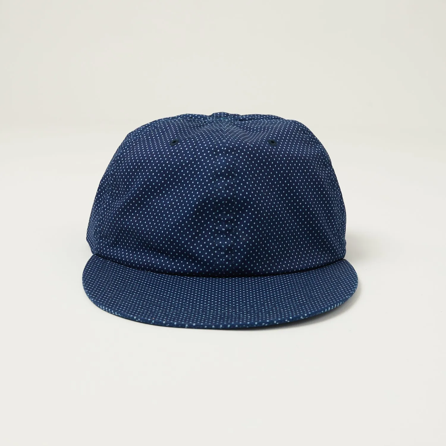 Sublime Long Brim 6 Panel Cap - Indigo Dot sold by Son of a Stag product image thumbnail 2