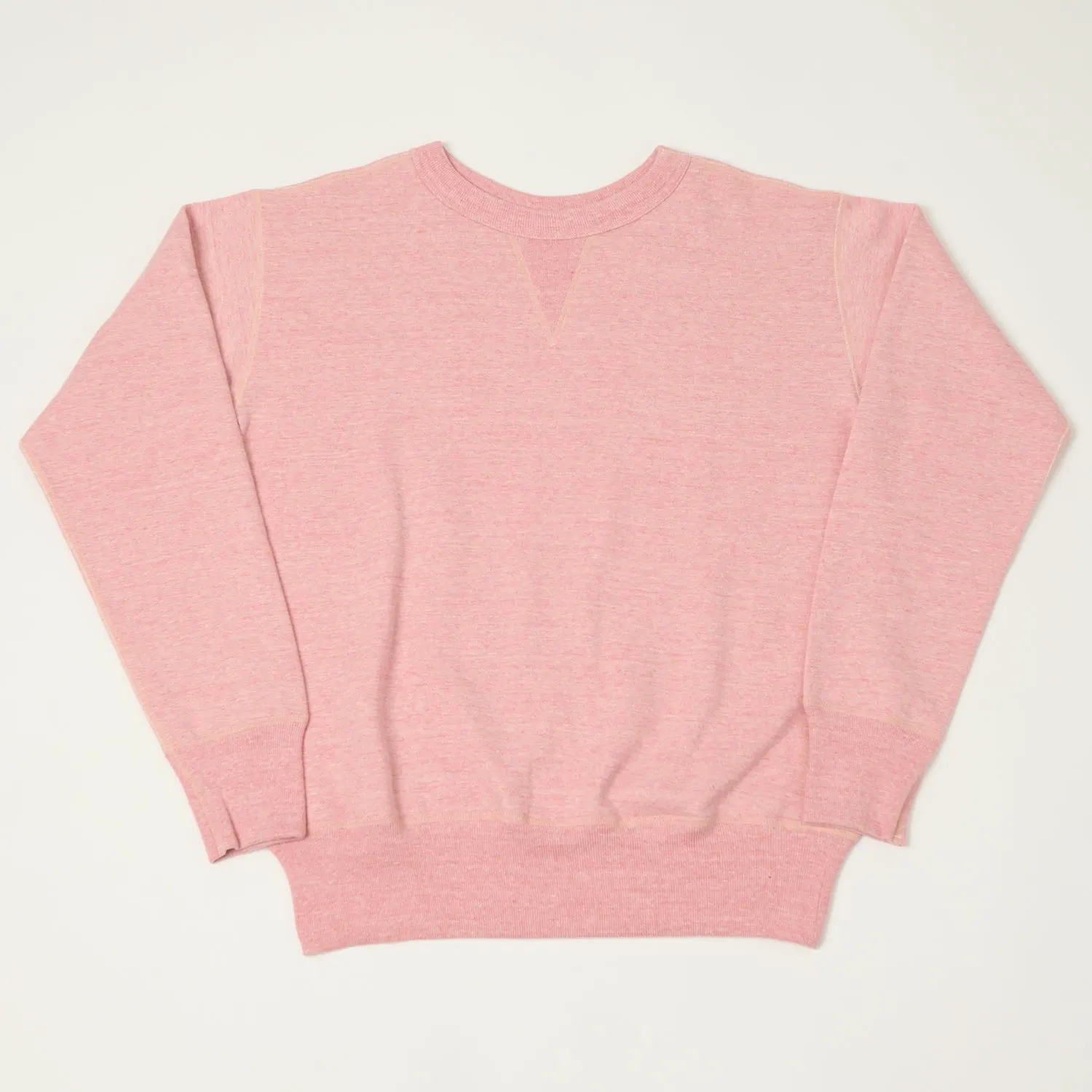 Denime Lot. 268 '88/12' 4 Needle Crew Neck Sweatshirt - Heather Red sold by Son of a Stag