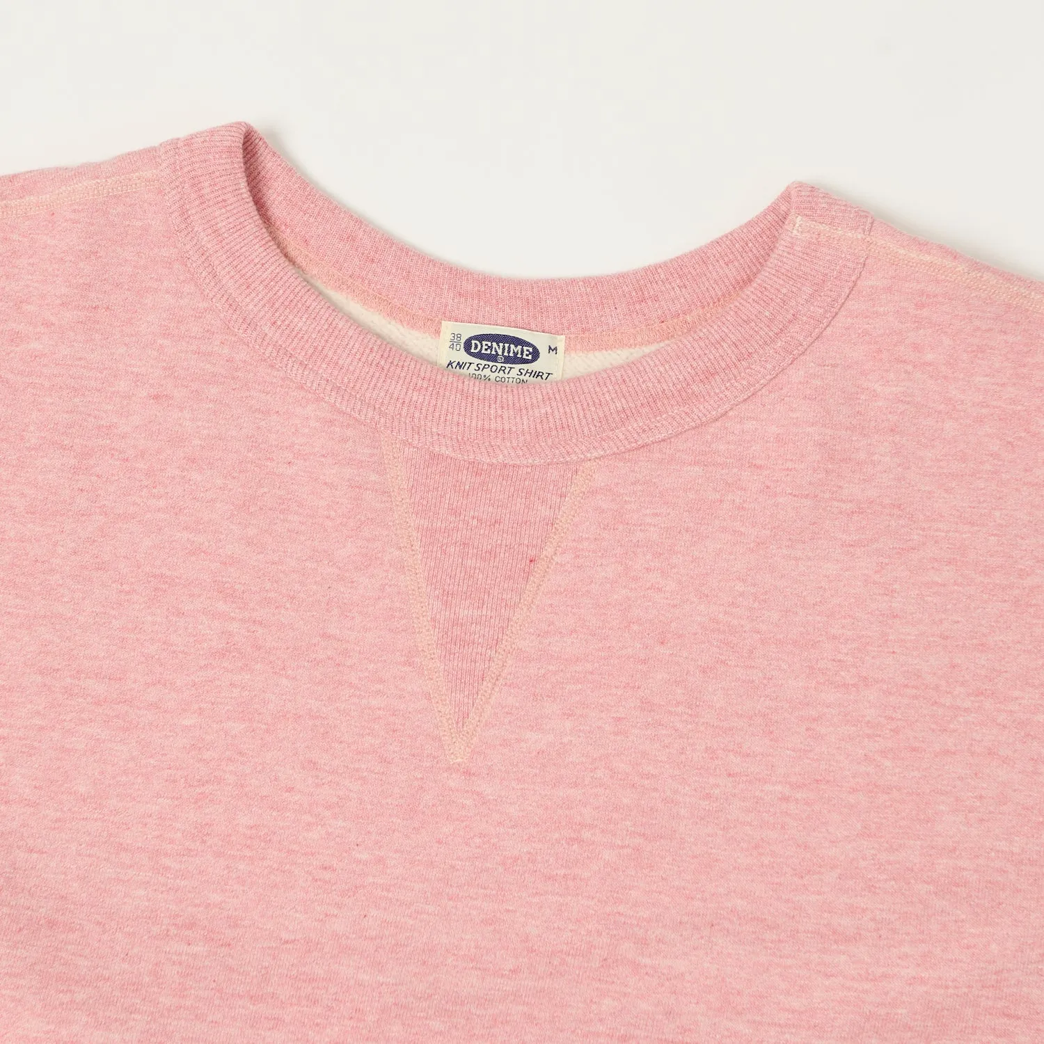 Denime Lot. 268 '88/12' 4 Needle Crew Neck Sweatshirt - Heather Red sold by Son of a Stag product image thumbnail 2