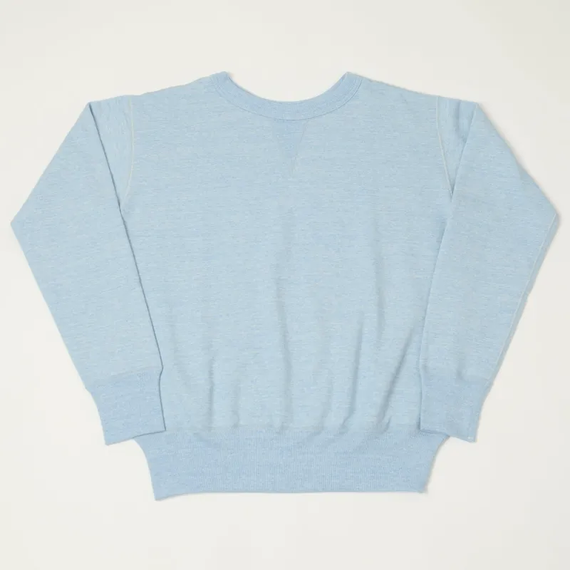Denime Lot. 268 '88/12' 4 Needle Crew Neck Sweatshirt - Heather Blue sold by Son of a Stag