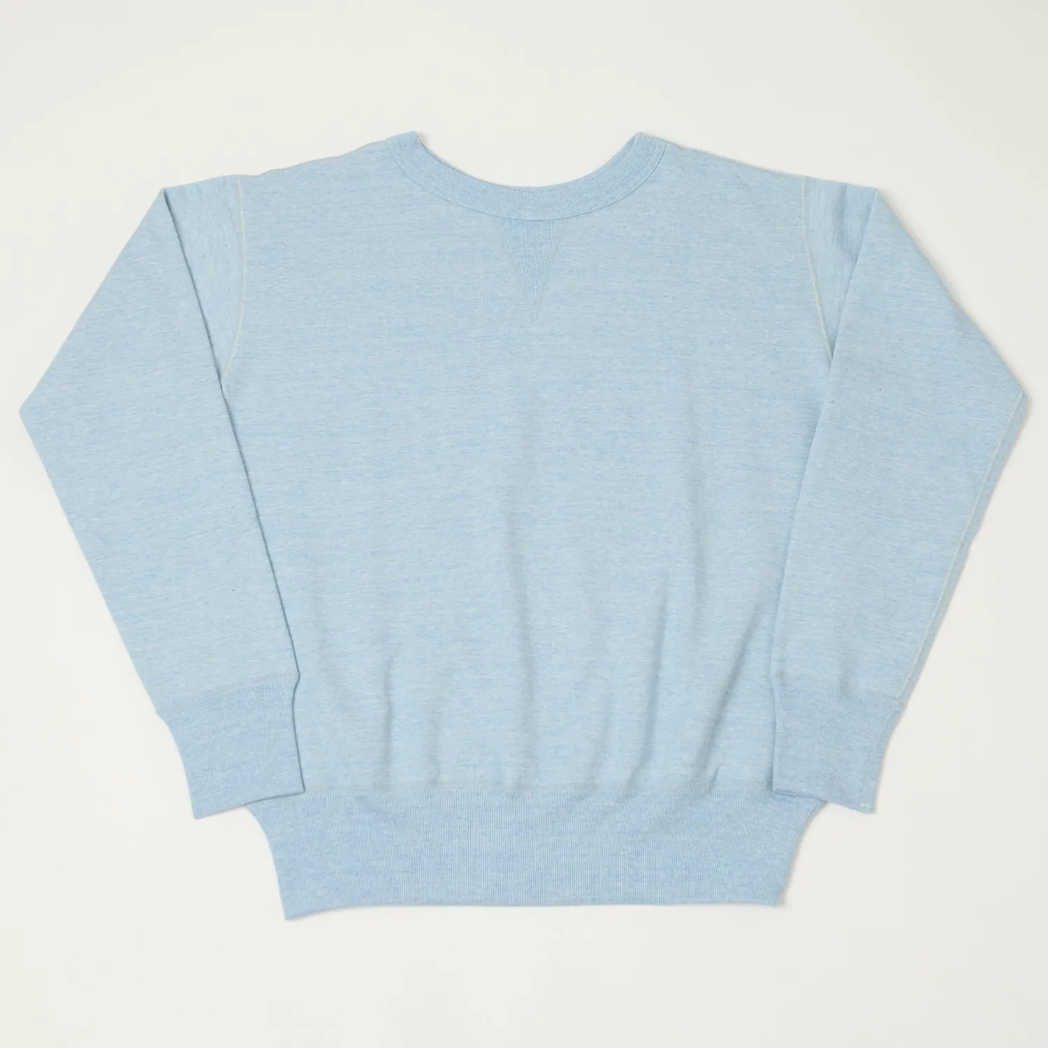 Denime Lot. 268 '88/12' 4 Needle Crew Neck Sweatshirt - Heather Blue sold by Son of a Stag