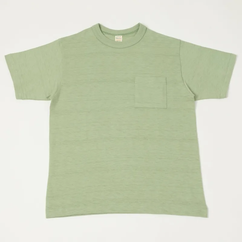 Warehouse & Co 4601 Pocket T-Shirt - Pale Green sold by Son of a Stag