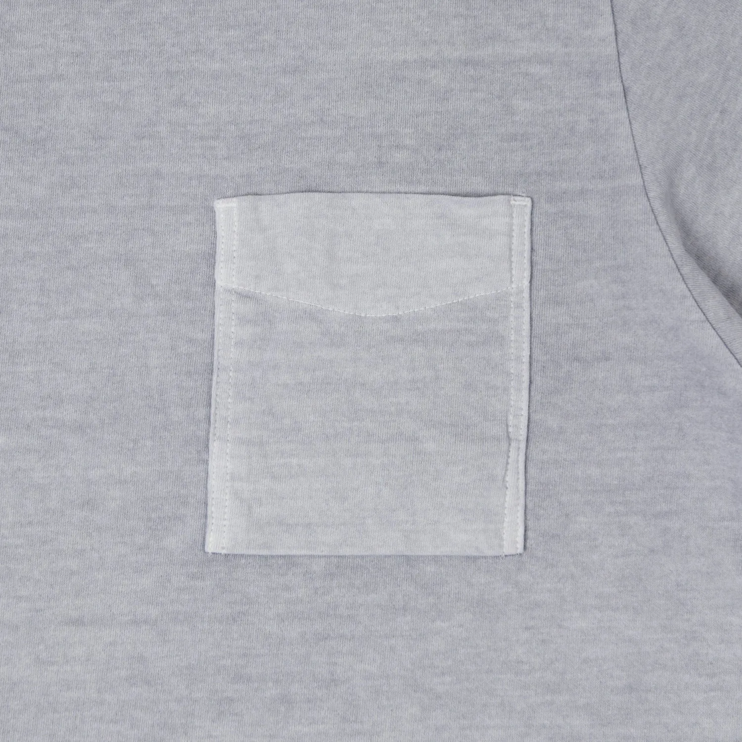 Jackman Pigment Dye Pocket T-Shirt - Fade Lilac sold by Son of a Stag product image thumbnail 4