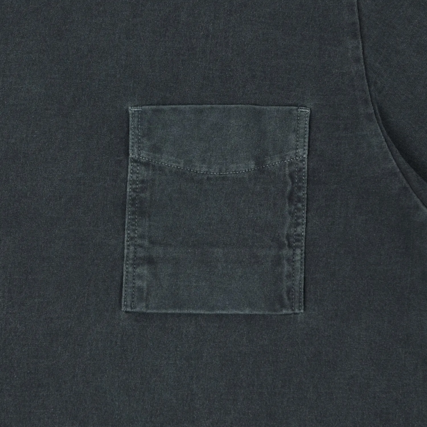 Jackman Pigment Dye Pocket T-Shirt - Fade Blue Grey sold by Son of a Stag product image thumbnail 4