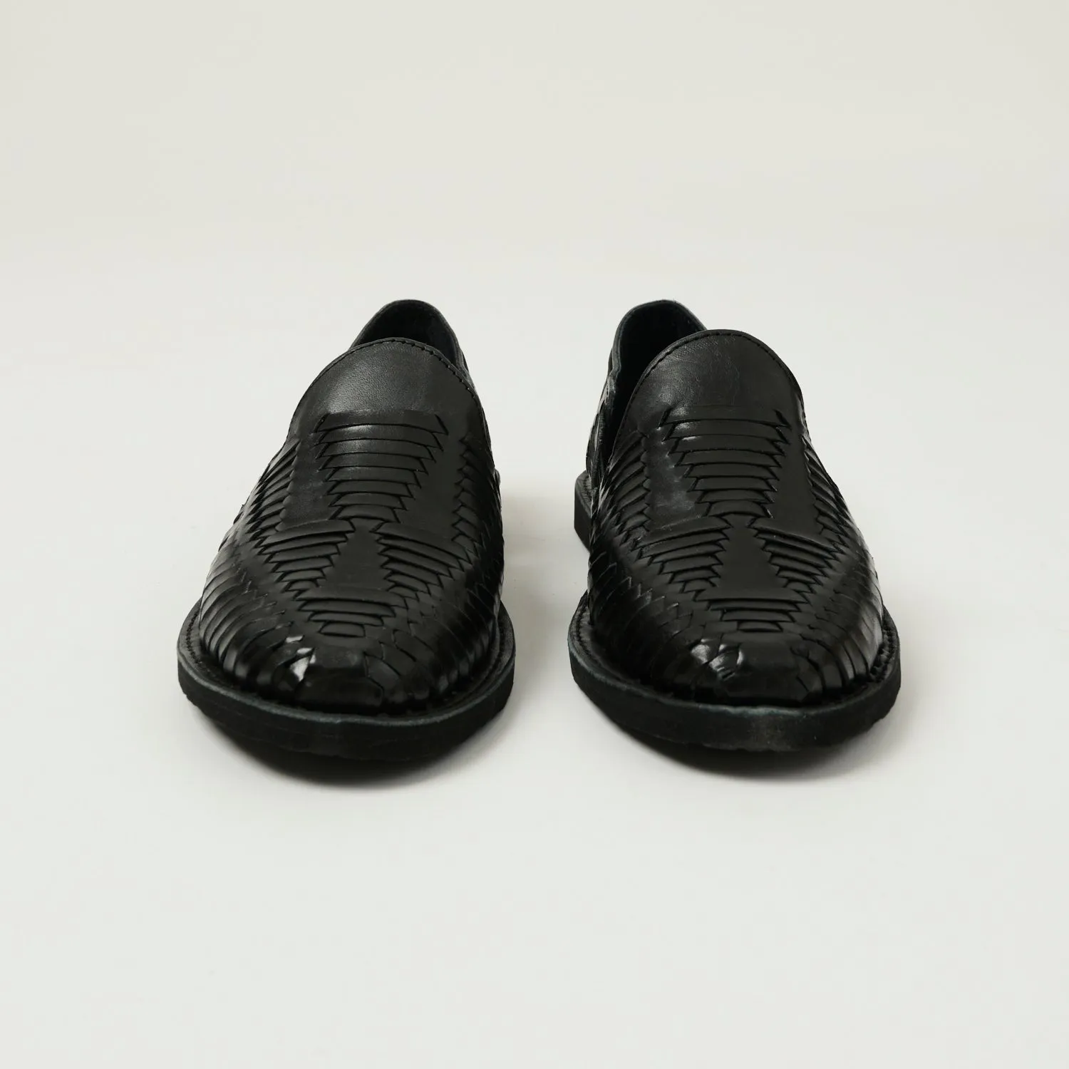Chamula Cancun Woven Huarache Shoe - Black sold by Son of a Stag product image thumbnail 3