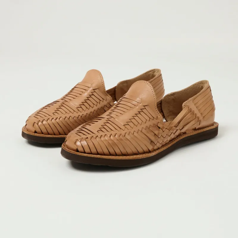 Chamula Cancun Woven Huarache Shoe - Tan sold by Son of a Stag