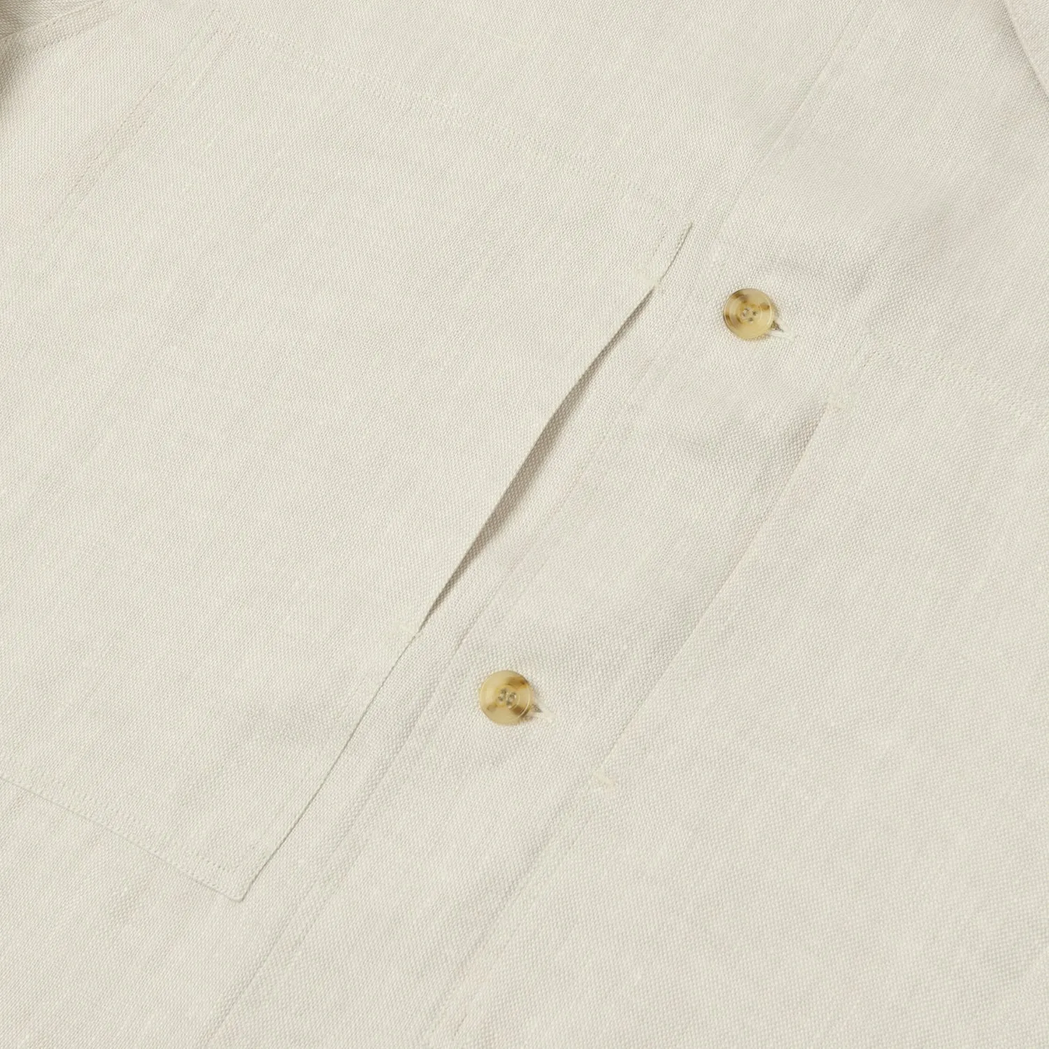 Knickerbocker Mafra Linen Overshirt - Taupe sold by Son of a Stag product image thumbnail 4