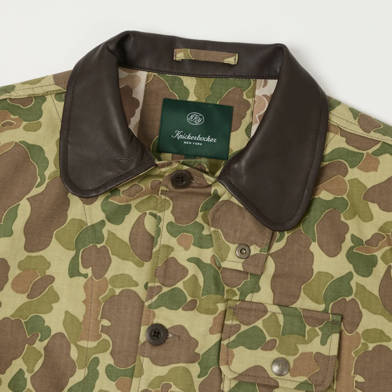 Knickerbocker Catskills HBT Coat - Duck Camo sold by Son of a Stag product image thumbnail 2