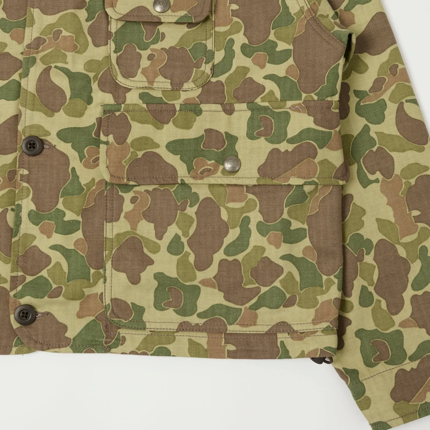 Knickerbocker Catskills HBT Coat - Duck Camo sold by Son of a Stag product image thumbnail 3