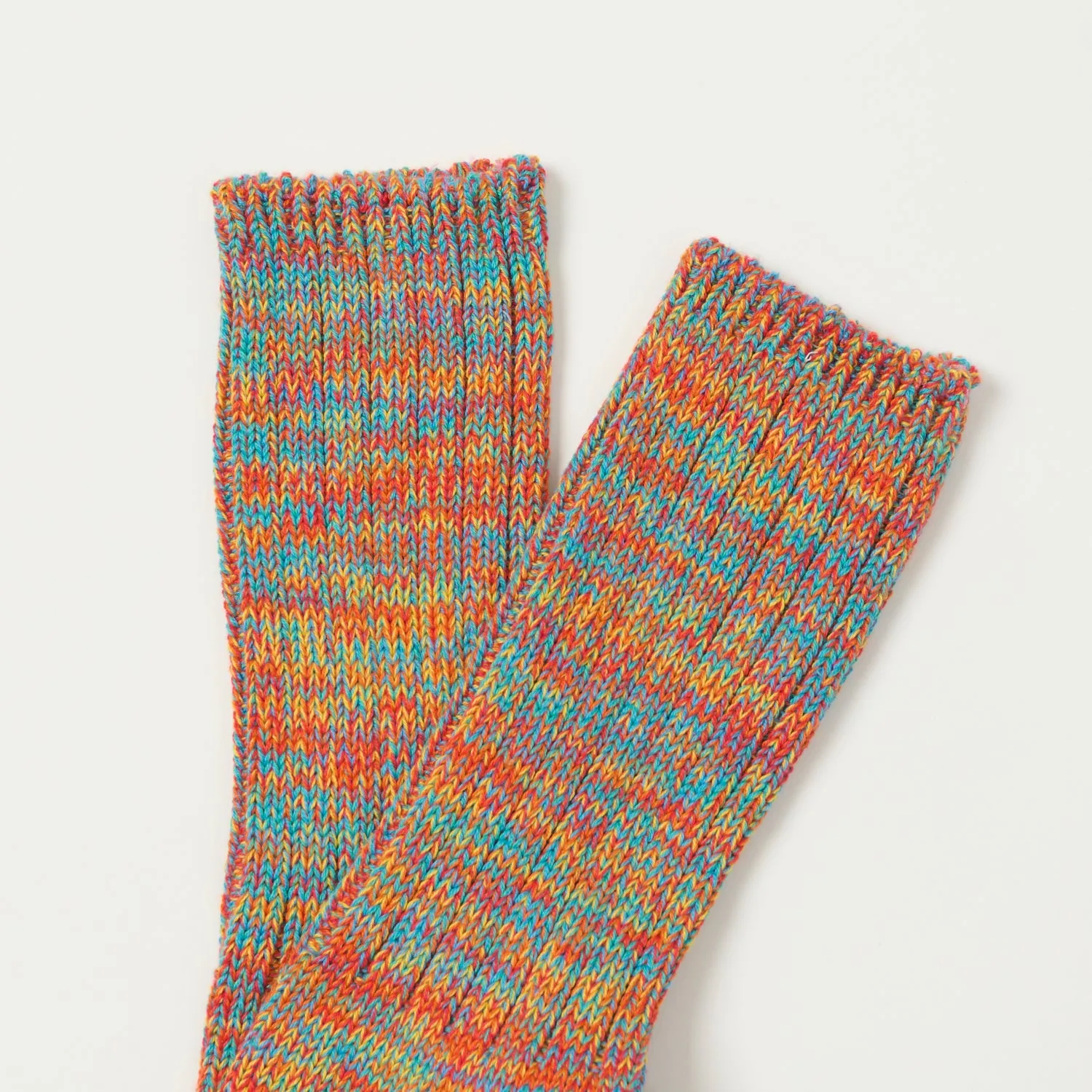 Anonymous Ism 5 Colour Mix Crew Sock - Orange sold by Son of a Stag product image thumbnail 2