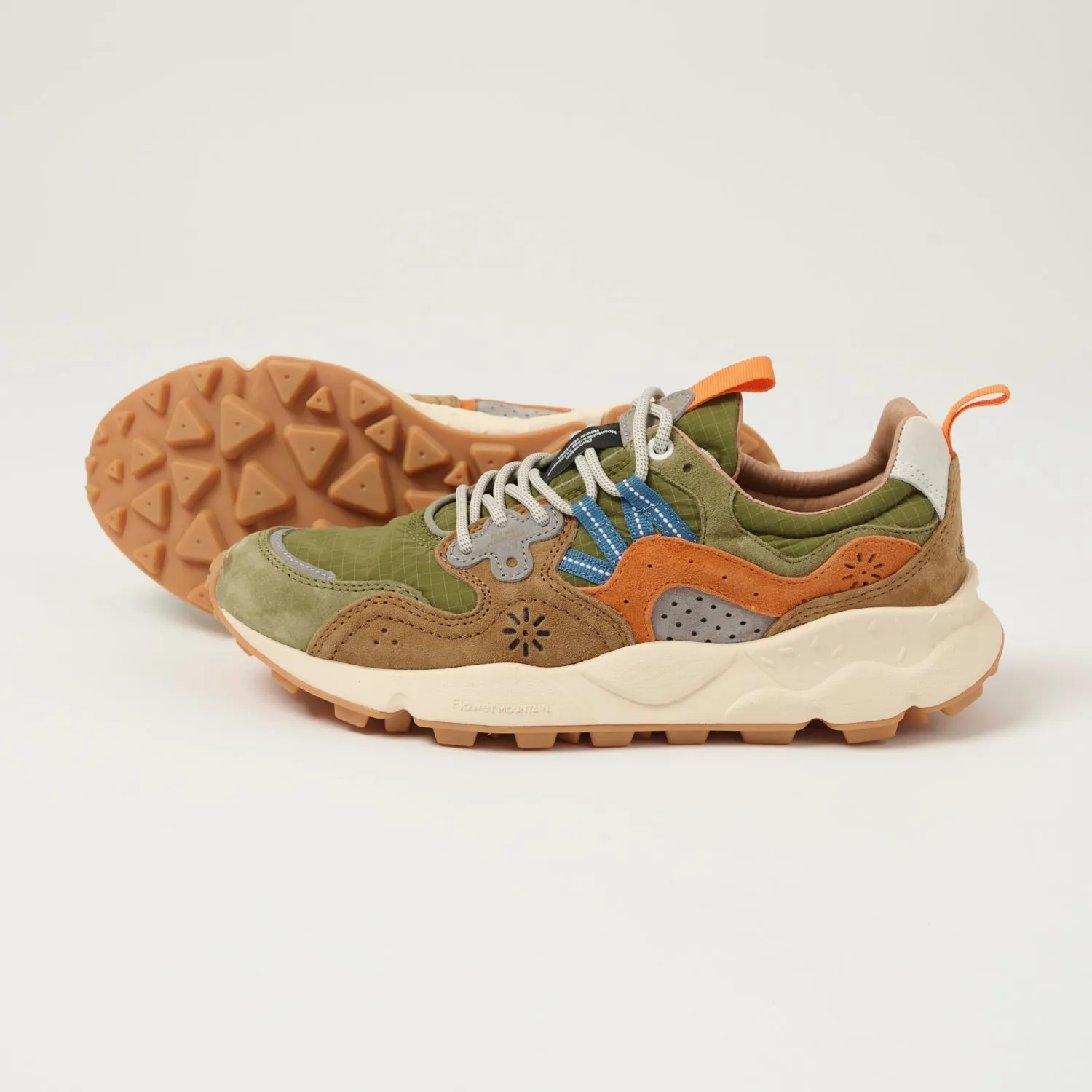 Flower Mountain Yamano 3 Suede/Nylon Sneaker - Militare/Brown sold by Son of a Stag product image thumbnail 2