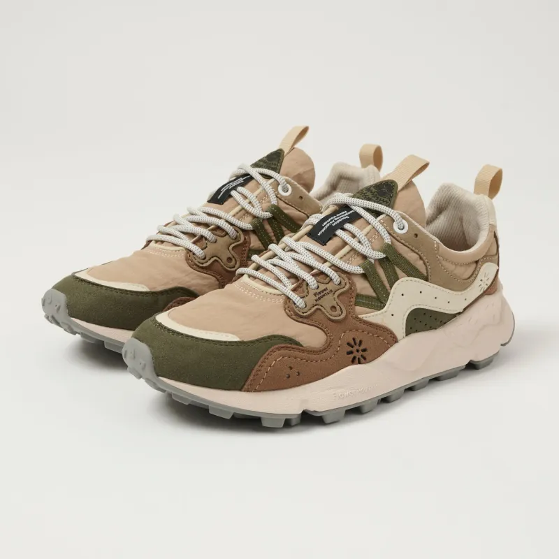 Flower Mountain Yamano 3 'Kaiso' Eco Suede Sneaker - Dark Grey/Sand sold by Son of a Stag