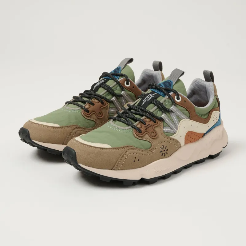 Flower Mountain Yamano 3 'Kaiso' Eco Suede Sneaker - Brown/Dark Brown sold by Son of a Stag