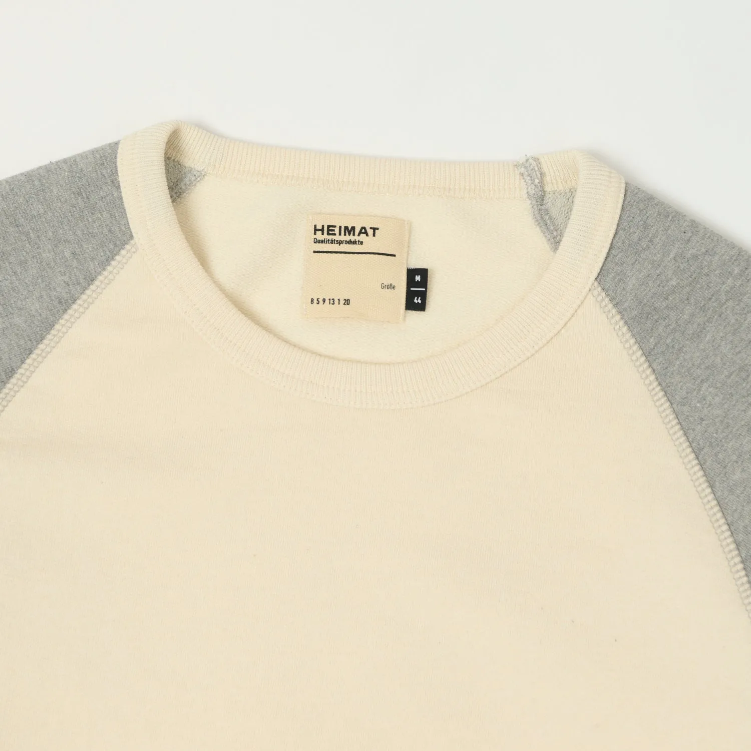 Heimat Training Sweatshirt - Battleship Grey/Seashell sold by Son of a Stag product image thumbnail 2