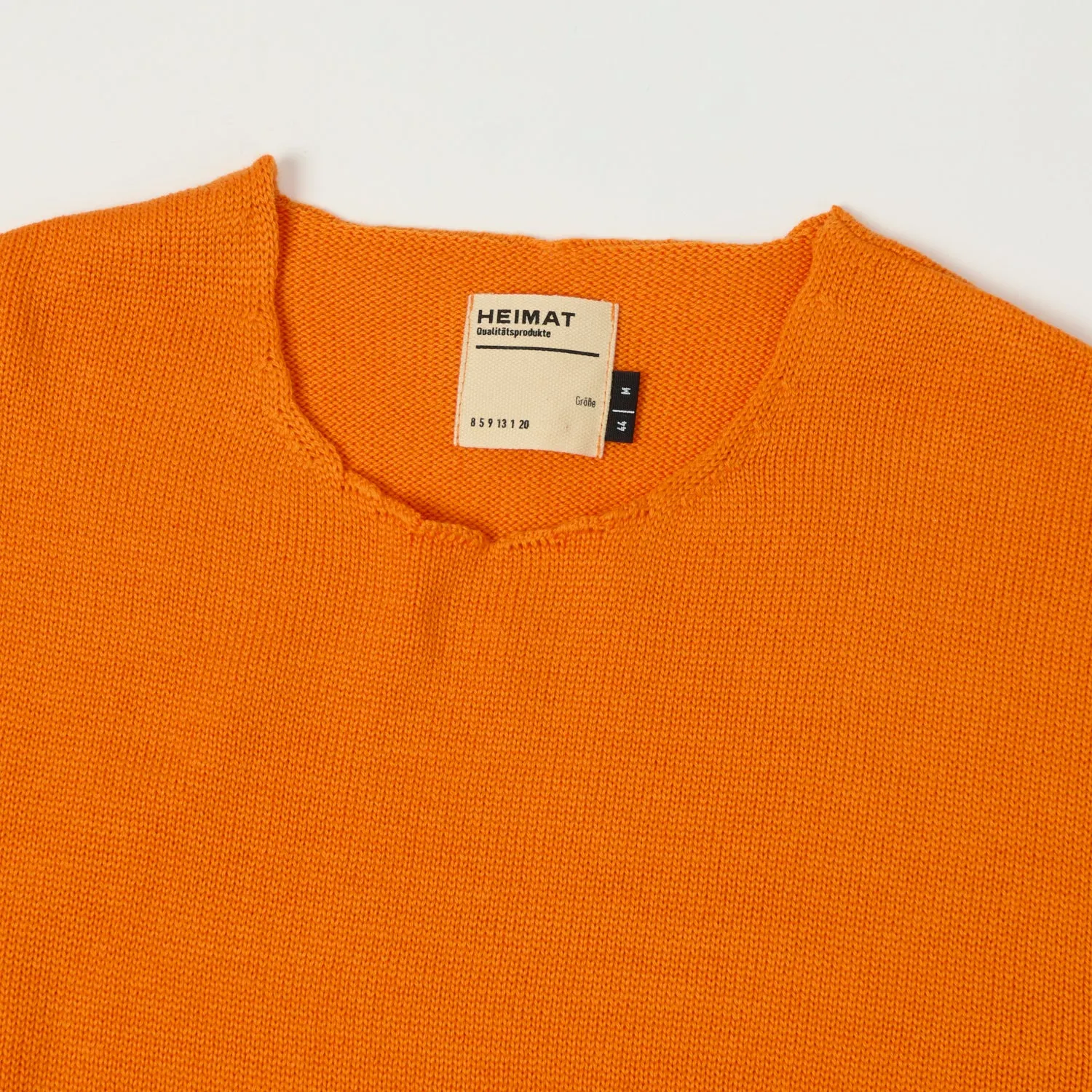 Heimat Merino Harbour Lightweight Sweater - Rescue Orange sold by Son of a Stag product image thumbnail 2