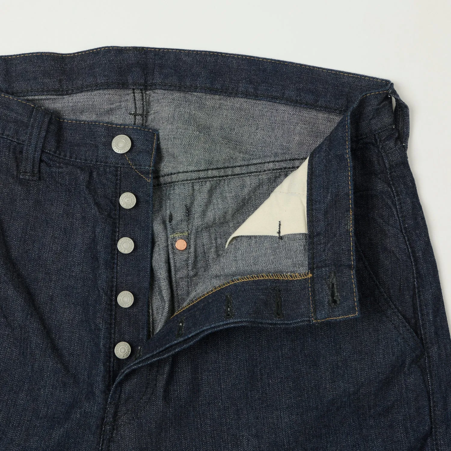 Full Count 1121 'Duke II' A.M.Co. Denim Wide Straight Jean - One Wash sold by Son of a Stag product image thumbnail 4