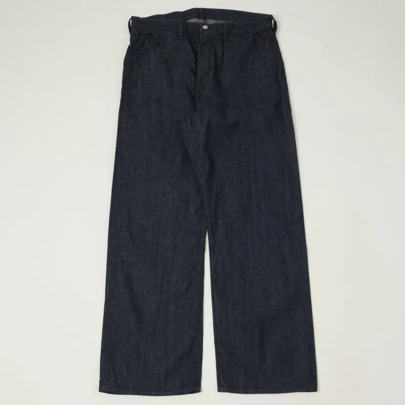 Full Count 1121 'Duke II' A.M.Co. Denim Wide Straight Jean - One Wash sold by Son of a Stag