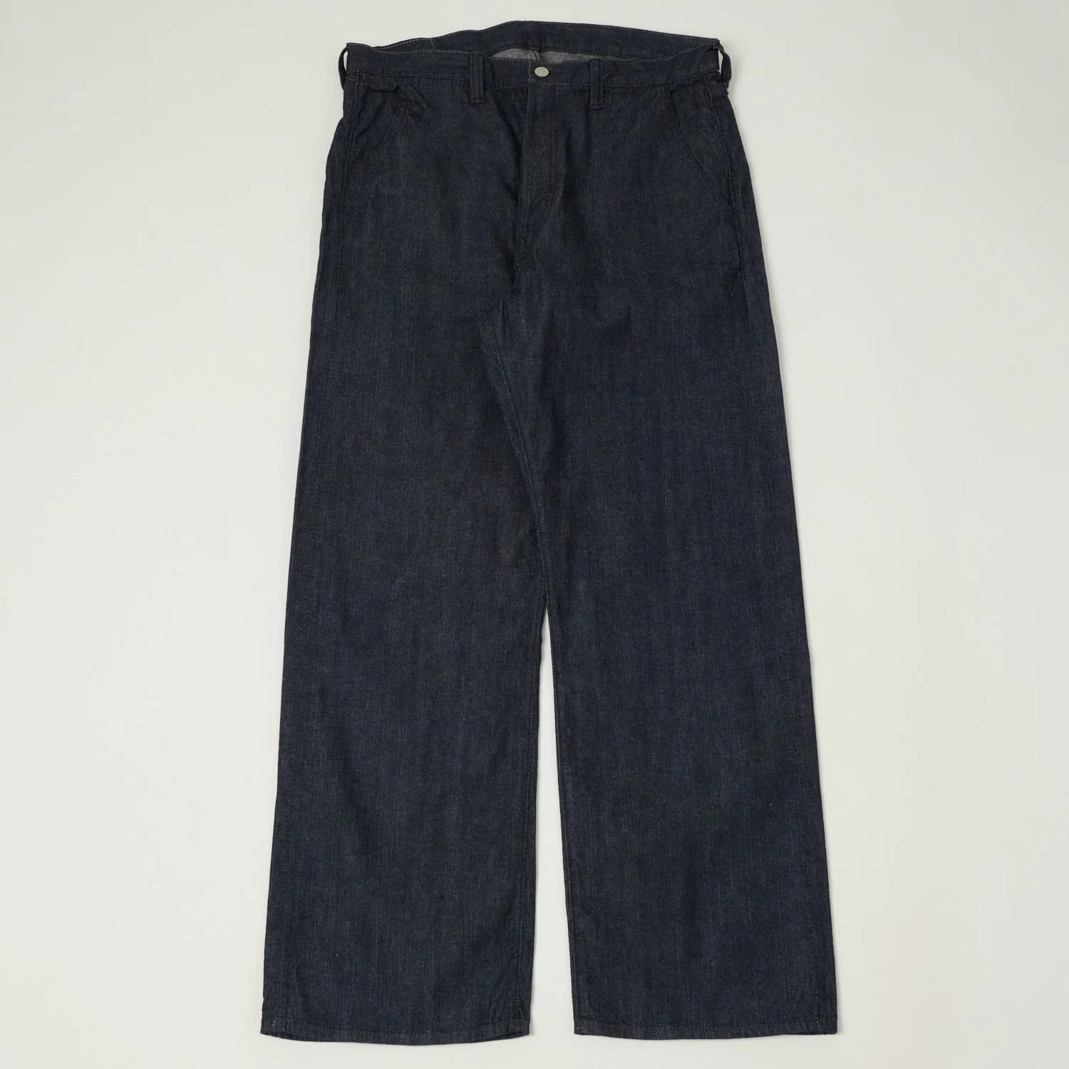 Full Count 1121 'Duke II' A.M.Co. Denim Wide Straight Jean - One Wash sold by Son of a Stag