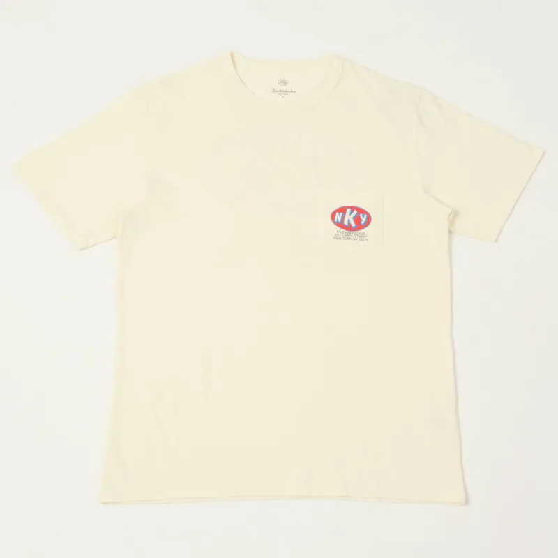 Knickerbocker Oil T-Shirt - Milk sold by Son of a Stag