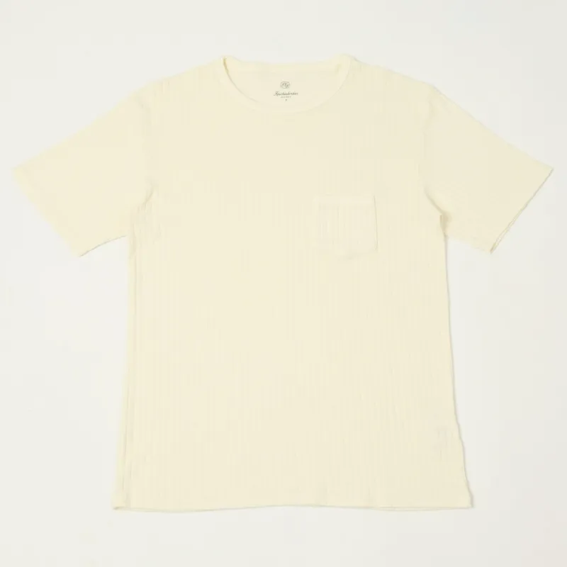 Knickerbocker Rib Pocket T-Shirt - Milk sold by Son of a Stag
