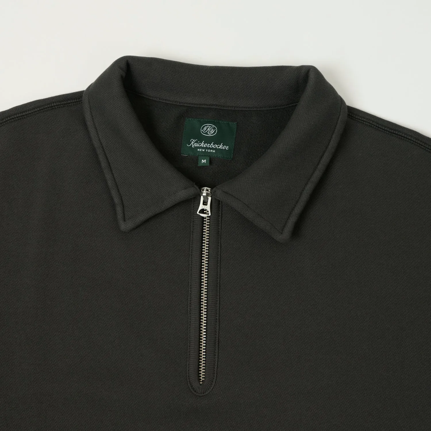 Knickerbocker 'Stadium Loft' Quarter Zip Sweatshirt - Coal sold by Son of a Stag product image thumbnail 2