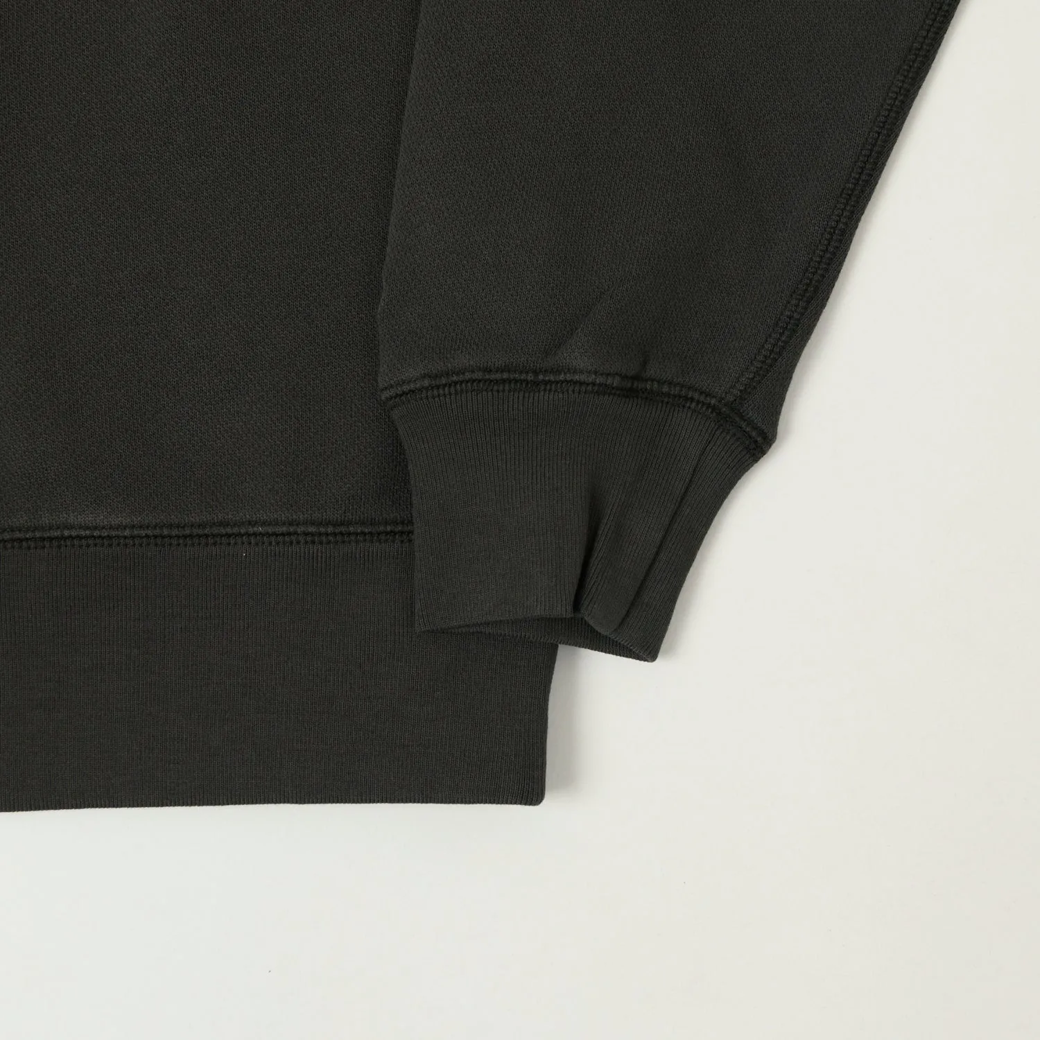 Knickerbocker 'Stadium Loft' Quarter Zip Sweatshirt - Coal sold by Son of a Stag product image thumbnail 3