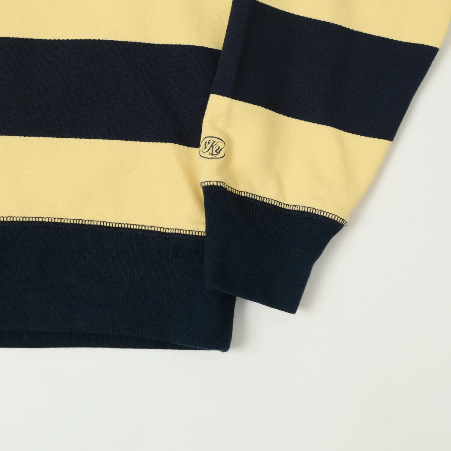 Knickerbocker Rugby Polo Sweatshirt - Navy/Yellow sold by Son of a Stag product image thumbnail 3