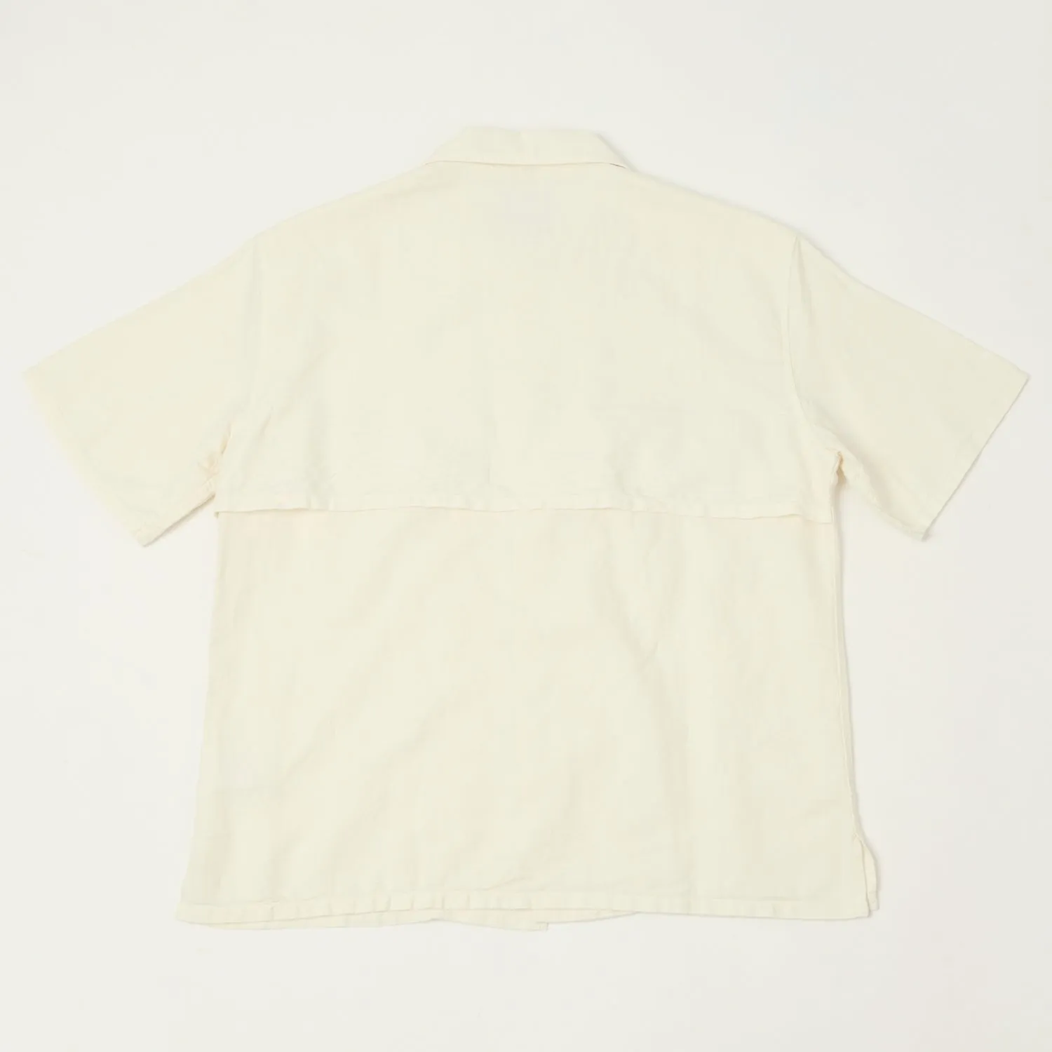 Knickerbocker Mar Cotton & Linen Shirt - Bone sold by Son of a Stag product image thumbnail 5