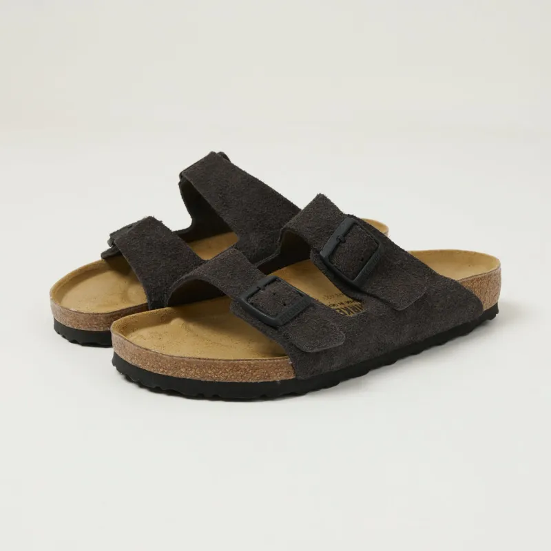 Birkenstock Arizona Suede Leather Sandal - Velvet Grey sold by Son of a Stag