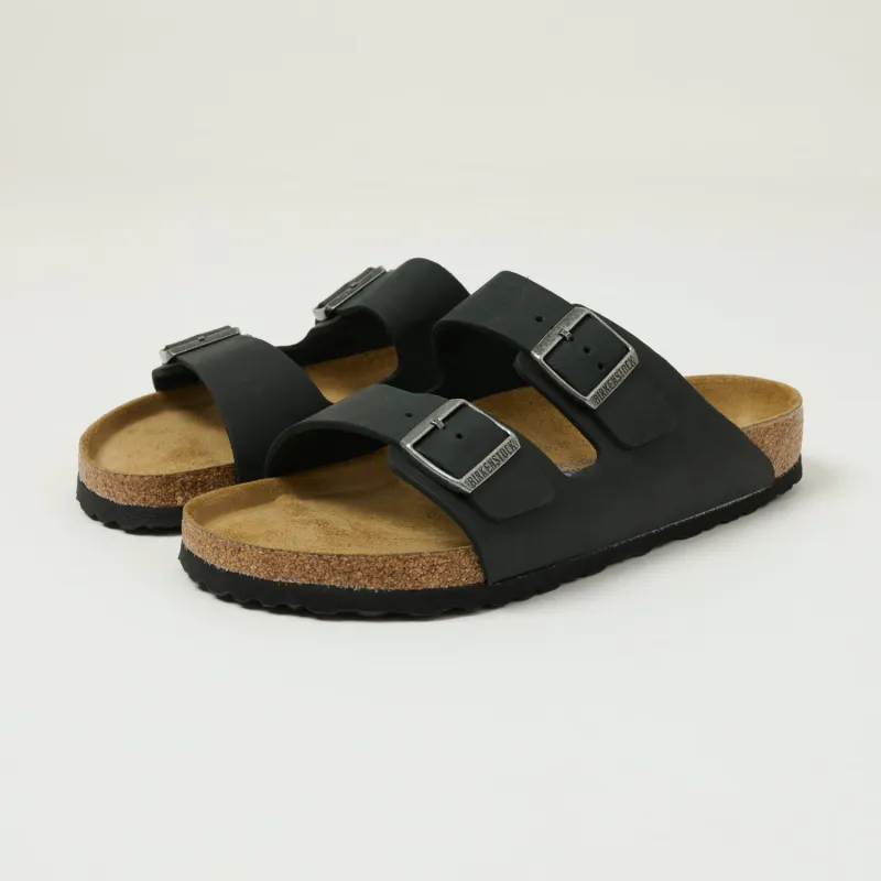 Birkenstock Arizona Suede Leather Sandal - Black sold by Son of a Stag