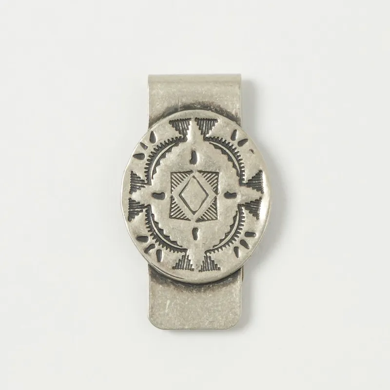 Yuketen Concho Money Clip C - Nickel Silver sold by Son of a Stag