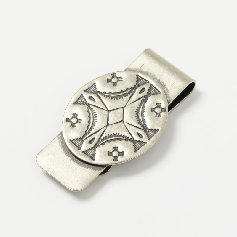 Yuketen Concho Money Clip B - Nickel Silver made by Yuketen