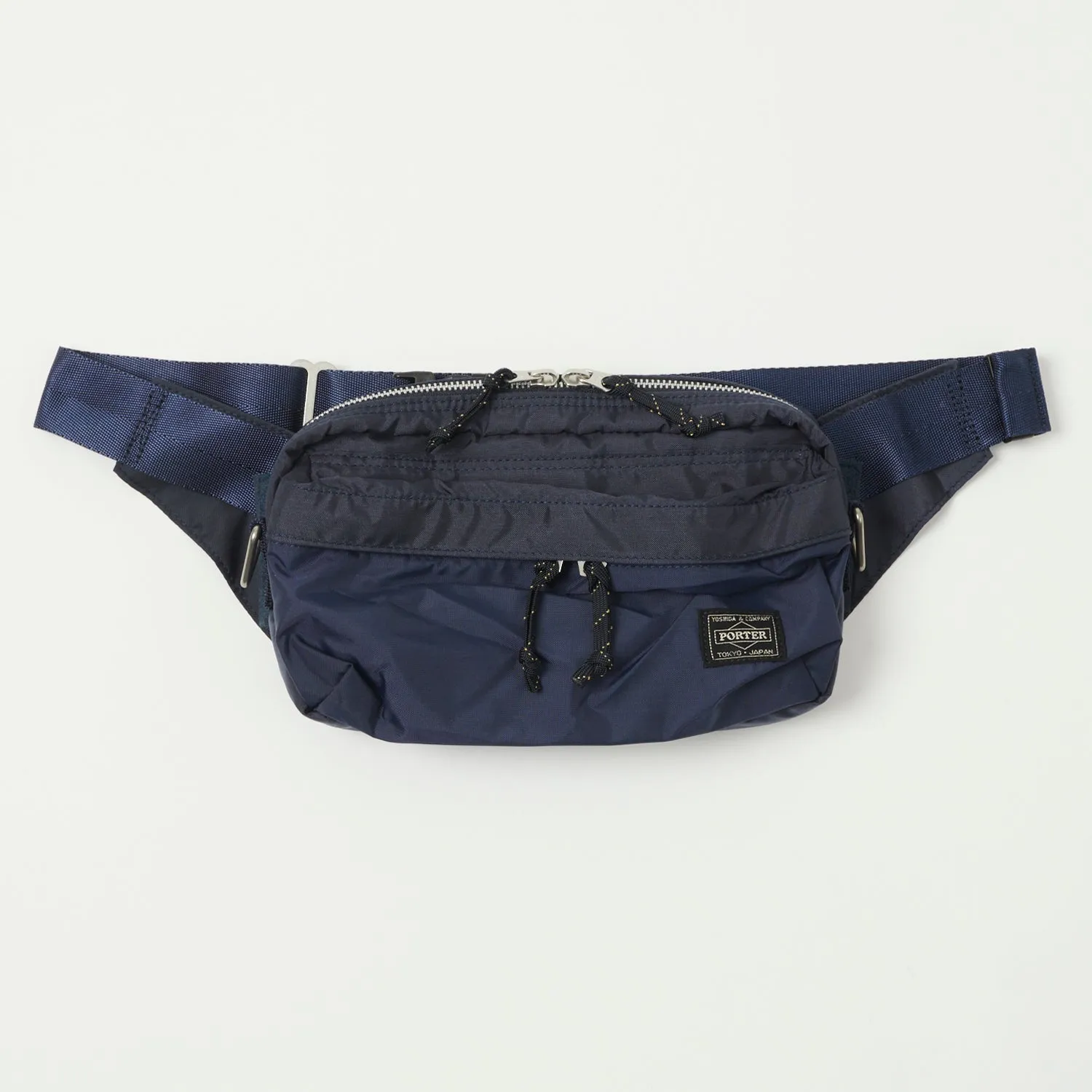 Porter-Yoshida & Co. Force 2-Way Waist Bag - Navy sold by Son of a Stag