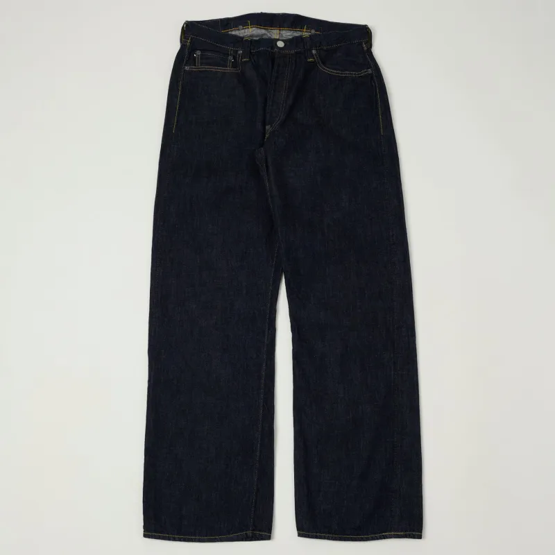 FULLCOUNT 1126 '1937 Model' 11.5oz Wide Straight Jeans - One Wash sold by Son of a Stag