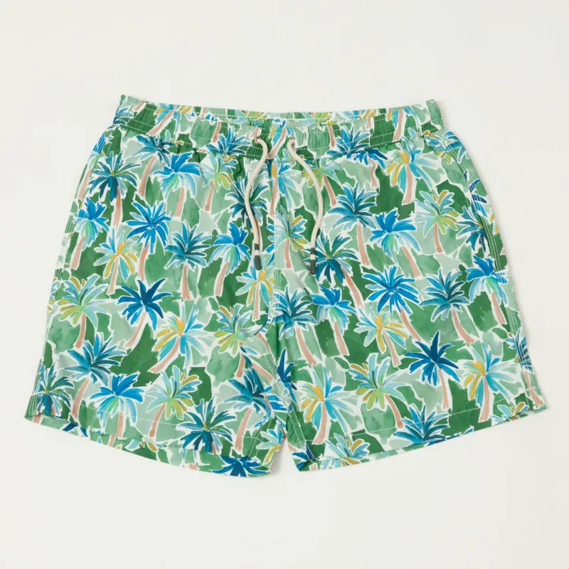 Hartford 'Palms' Swim Trunks  - Army sold by Son of a Stag