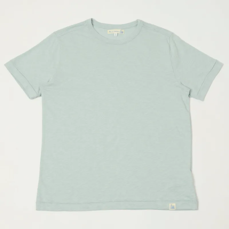 Merz b. Schwanen 'Good Basics' SCT04 Pima Slub Cotton T-Shirt - Ice sold by Son of a Stag