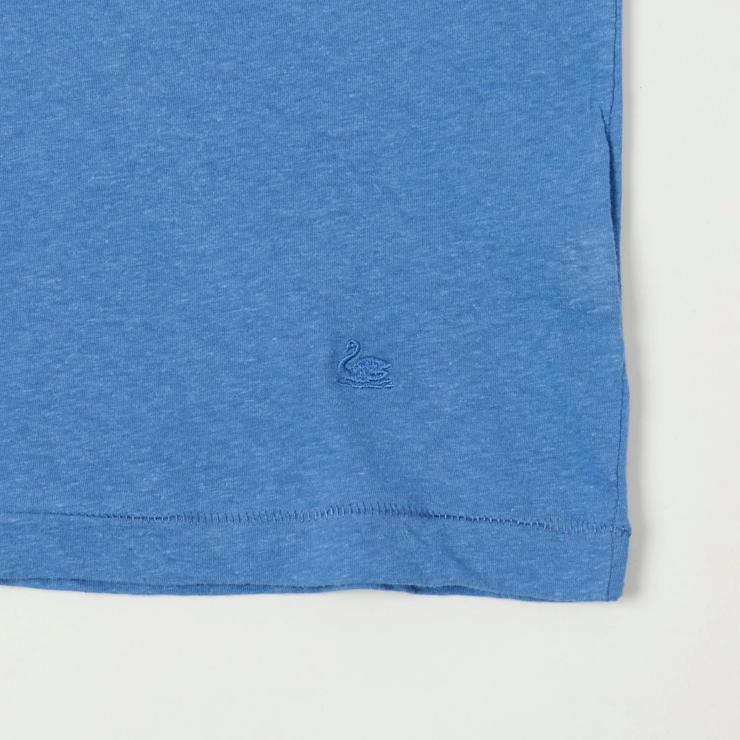 Merz b. Schwanen 'Good Basics' Plant Based Unisex T-Shirt - Faded Blue sold by Son of a Stag product image thumbnail 3