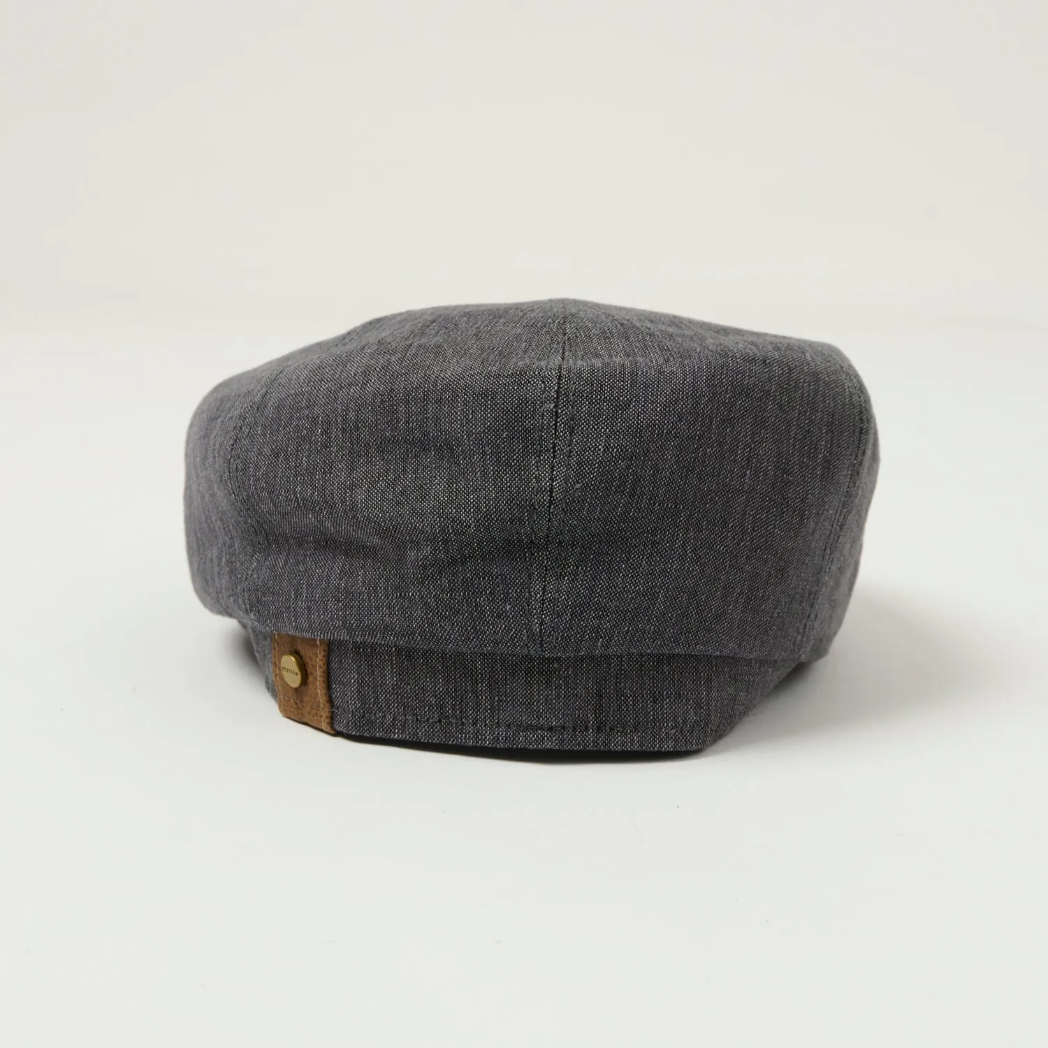 Stetson Hatteras Linen Flat Cap - Grey sold by Son of a Stag product image thumbnail 3
