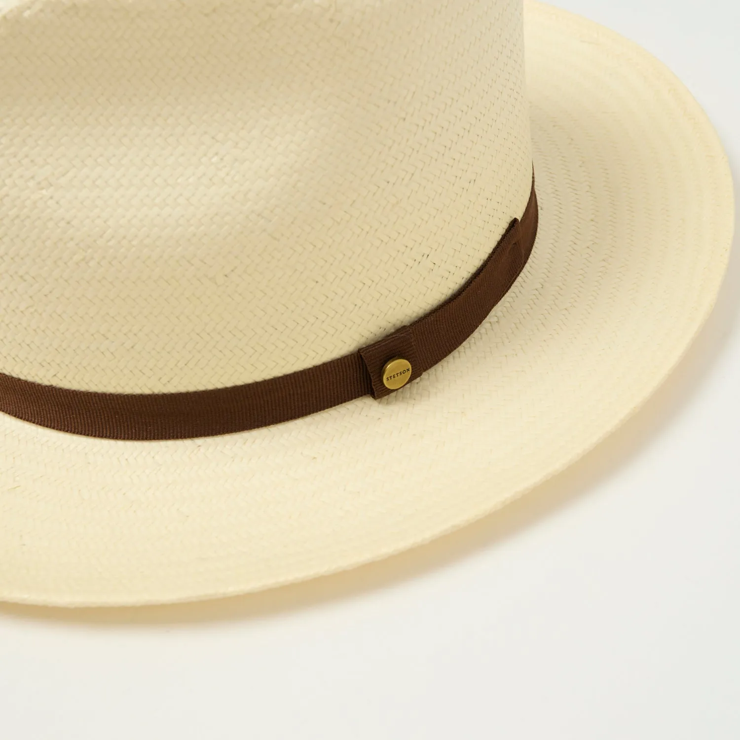 Stetson Fallkirk Toyo Straw Fedora Hat - White sold by Son of a Stag product image thumbnail 2