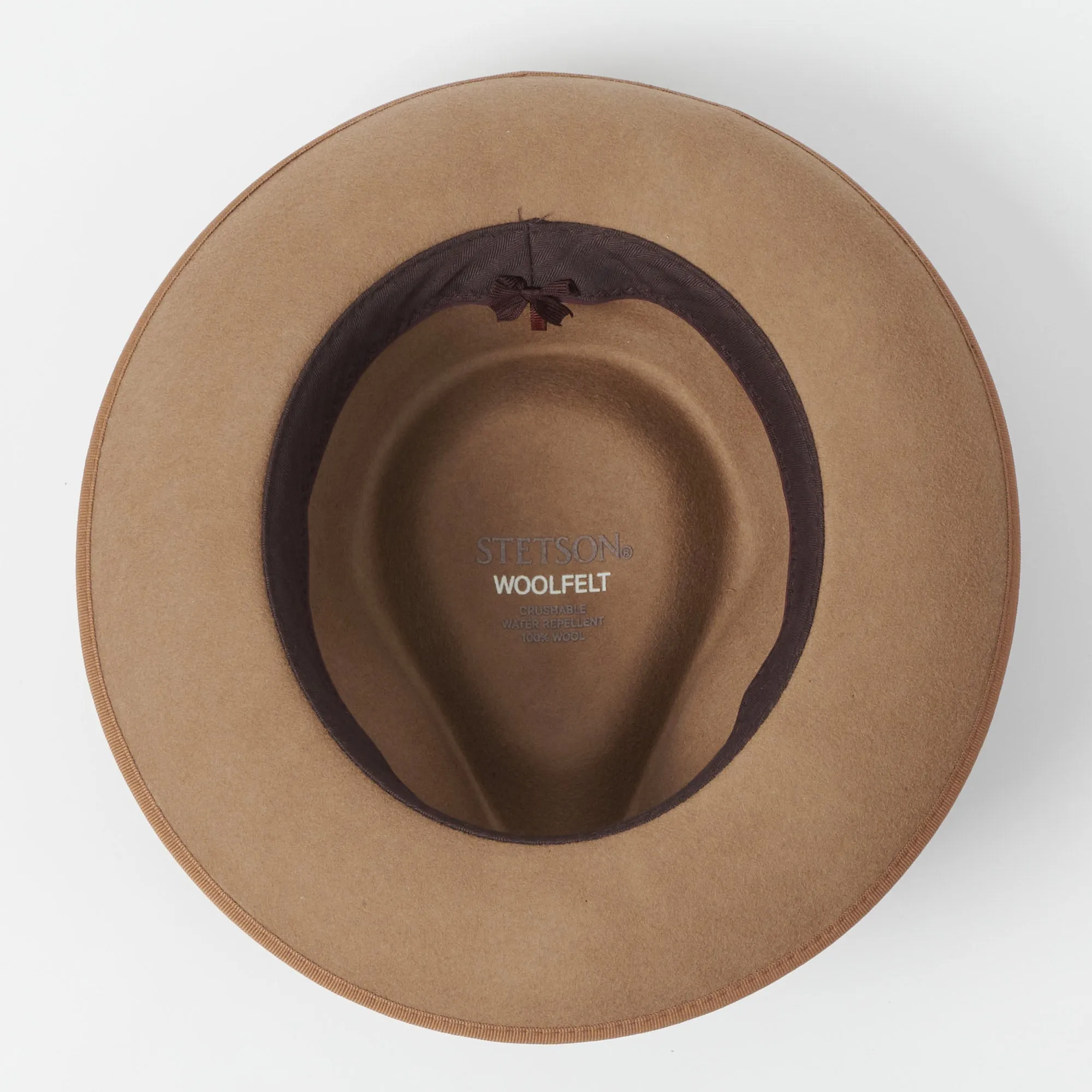 Stetson Denim Band Fedora Hat - Tan sold by Son of a Stag product image thumbnail 2