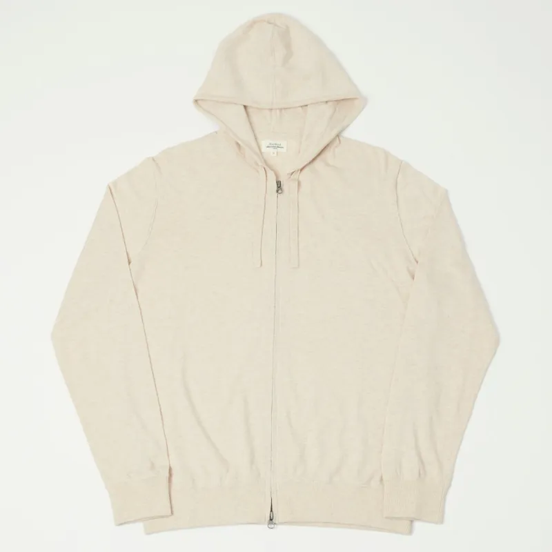Hartford Lightweight Knitted Hoodie - Sand sold by Son of a Stag