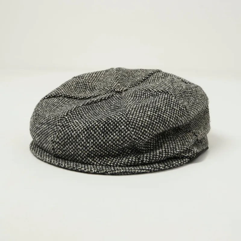 Crown Cap 1-235P Wool News Boy Cap - Salt & Pepper sold by Son of a Stag