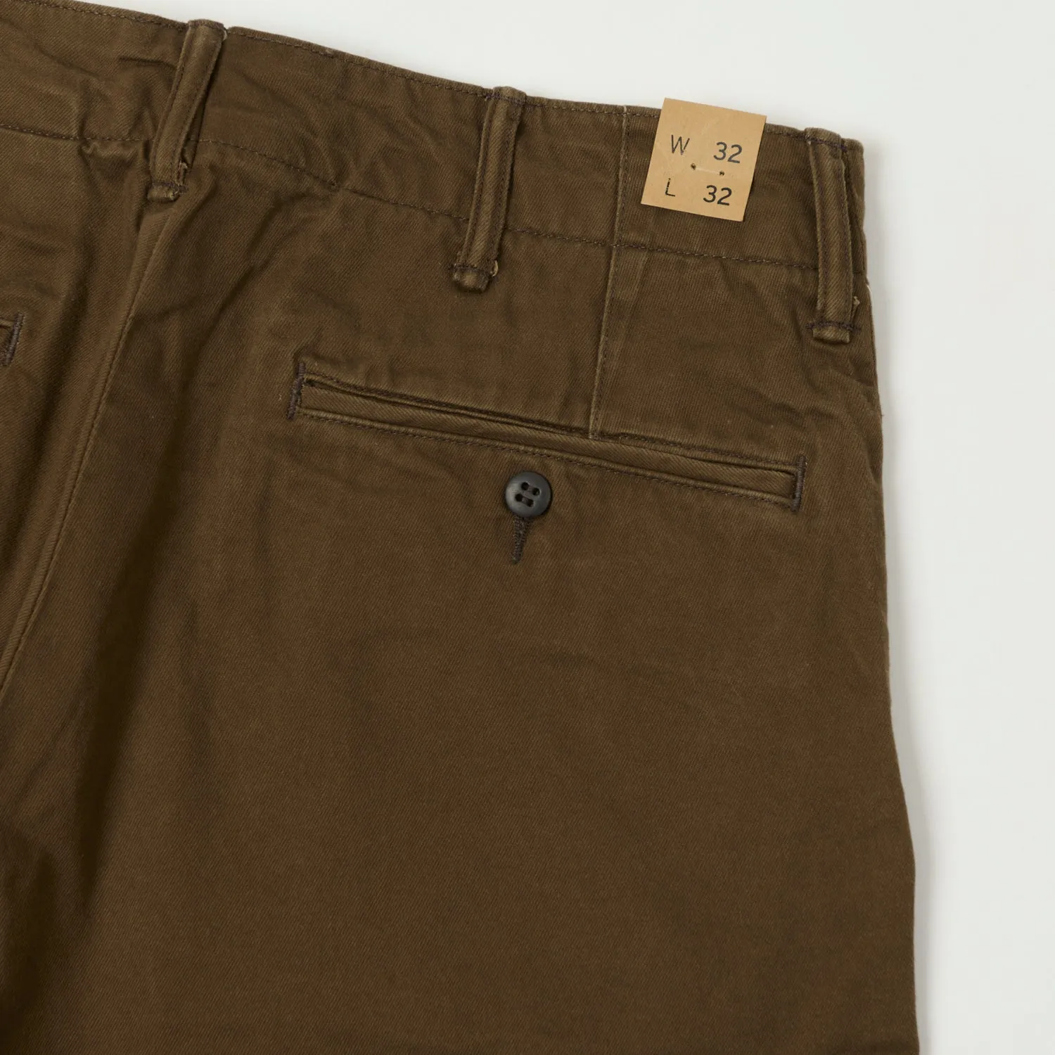 RRL Chino Field Trouser - Dark Brown sold by Son of a Stag product image thumbnail 2