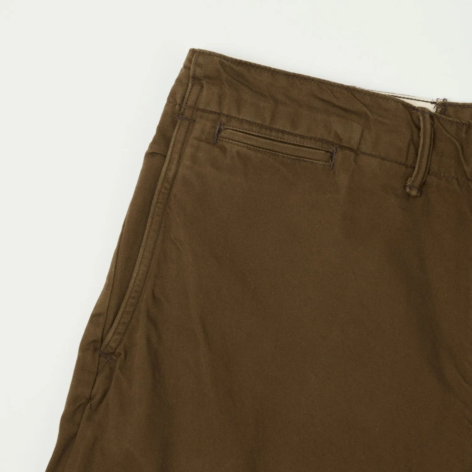 RRL Chino Field Trouser - Dark Brown sold by Son of a Stag product image thumbnail 4