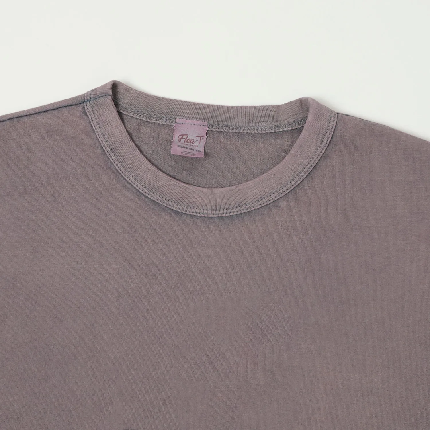 Flea-T 1950s Garment Dyed T-Shirt - Navy sold by Son of a Stag product image thumbnail 2