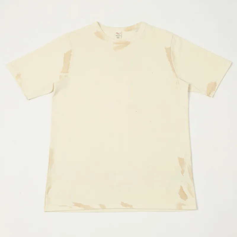 Flea-T 1950s 'Vintage' Wash T-Shirt - White sold by Son of a Stag