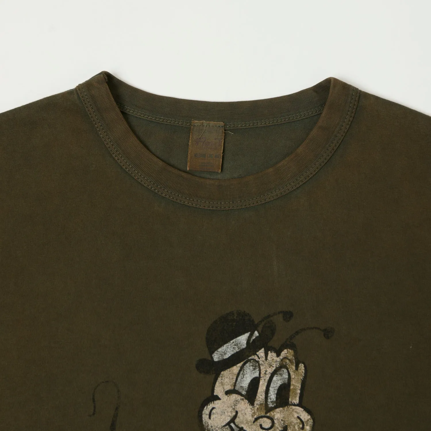 Flea-T 1950s 'Macho Mr. Flea' T-Shirt - Brown sold by Son of a Stag product image thumbnail 2