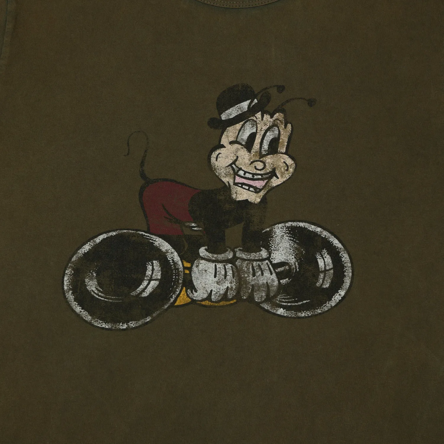 Flea-T 1950s 'Macho Mr. Flea' T-Shirt - Brown sold by Son of a Stag product image thumbnail 3